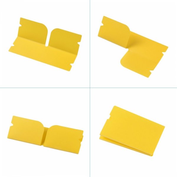 Organizador de clipes de pl&aacute;stico para arruma&ccedil;&atilde;o Amarelo