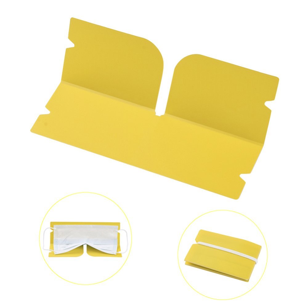 Organizador de clipes de plástico para arrumação Amarelo
