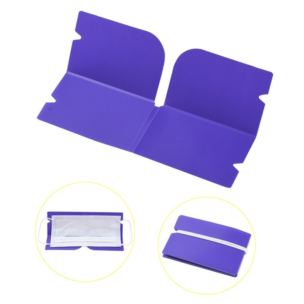 Organizador de clips de arrumação em plástico roxo
