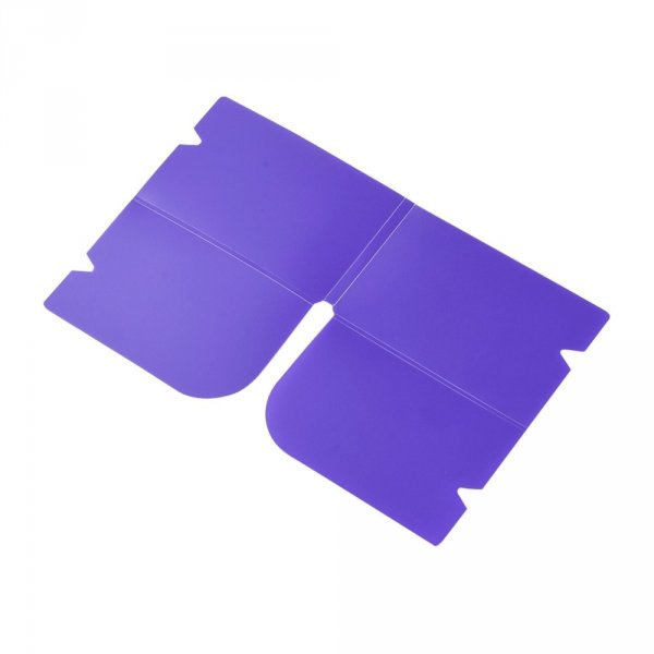 Organizador de clips de arruma&ccedil;&atilde;o em pl&aacute;stico roxo