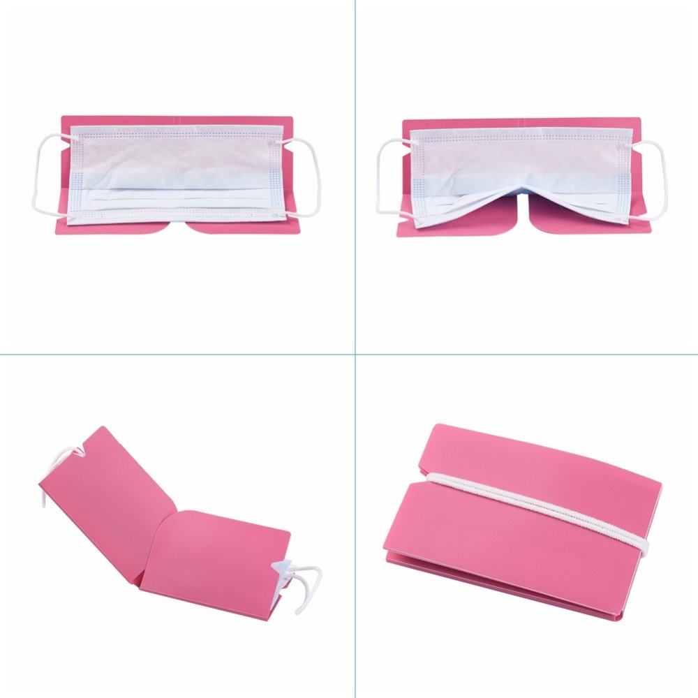 Organizador de clipes de plástico para arrumação Rosa