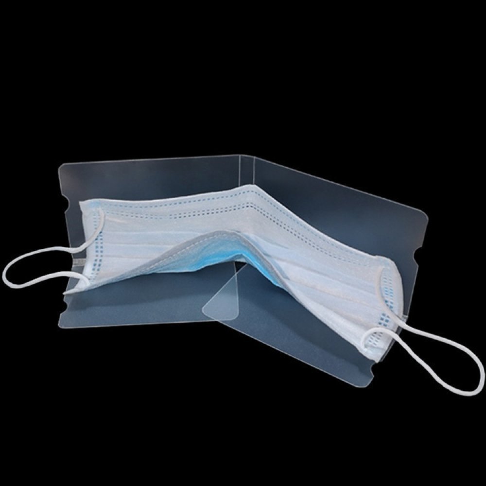 Organizador de clips de armazenamento em plástico transparente