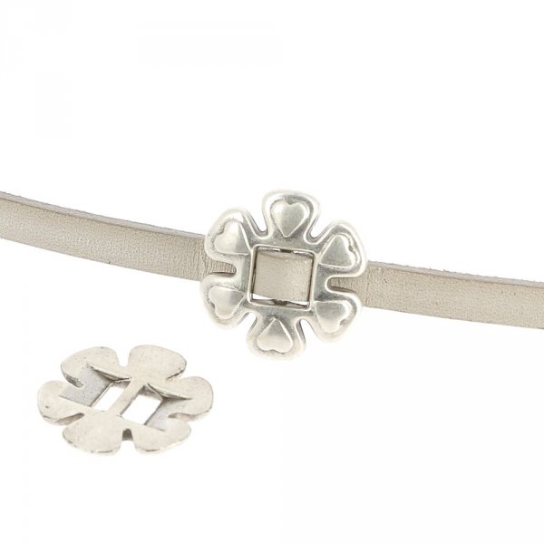 Passagem 06 mm em Zamak N&deg;05 Prata