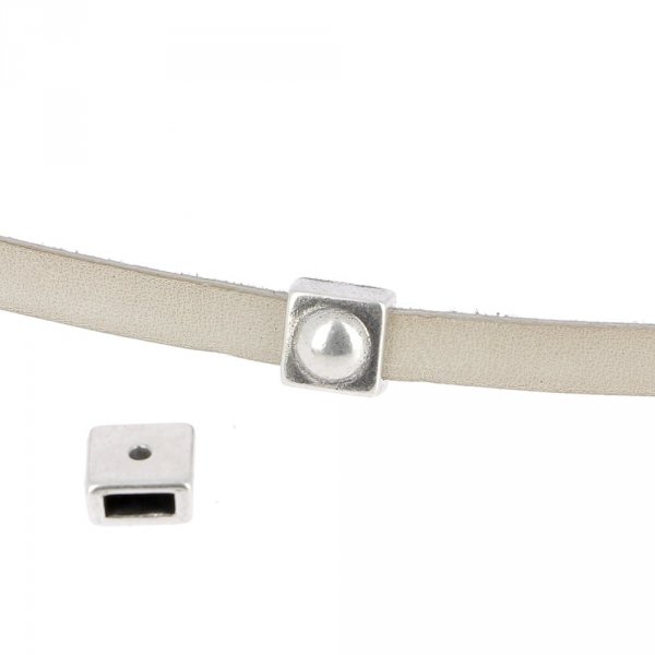 Passagem 06 mm em Zamak N&deg;16 Prata