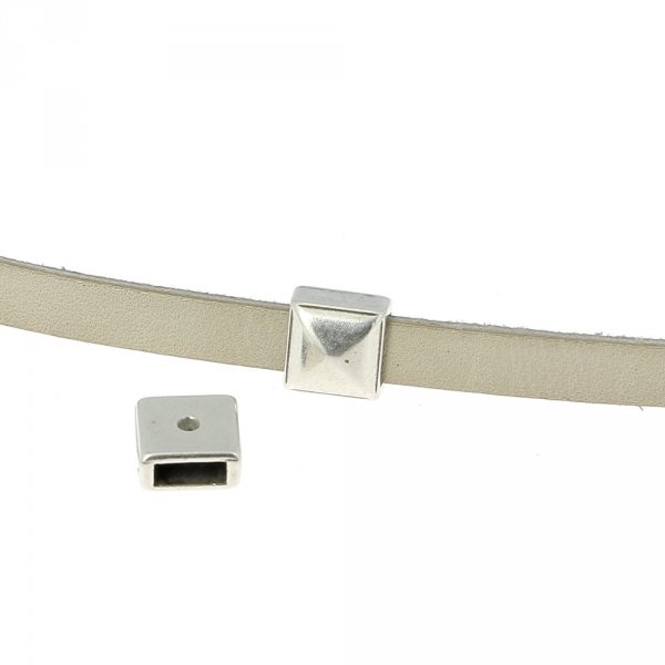 Passagem 06 mm em Zamak N&deg;19 Prata