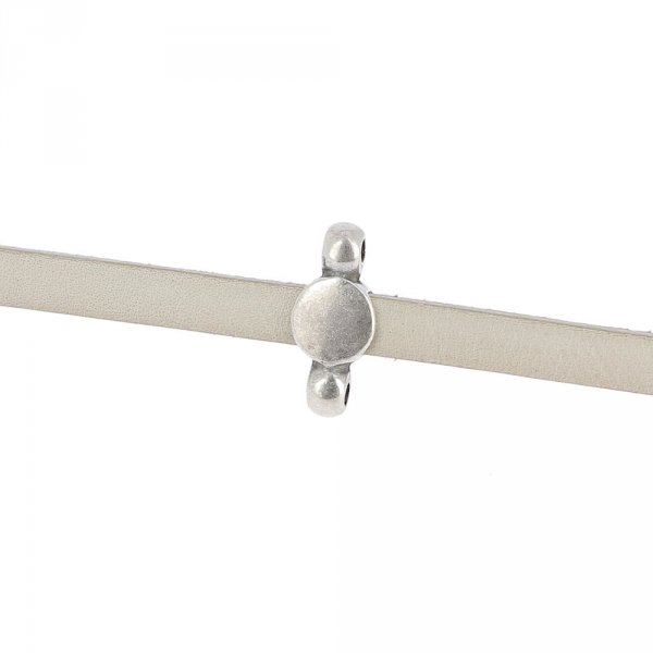 Passagem 06 mm em Zamak N&deg;27 Prata