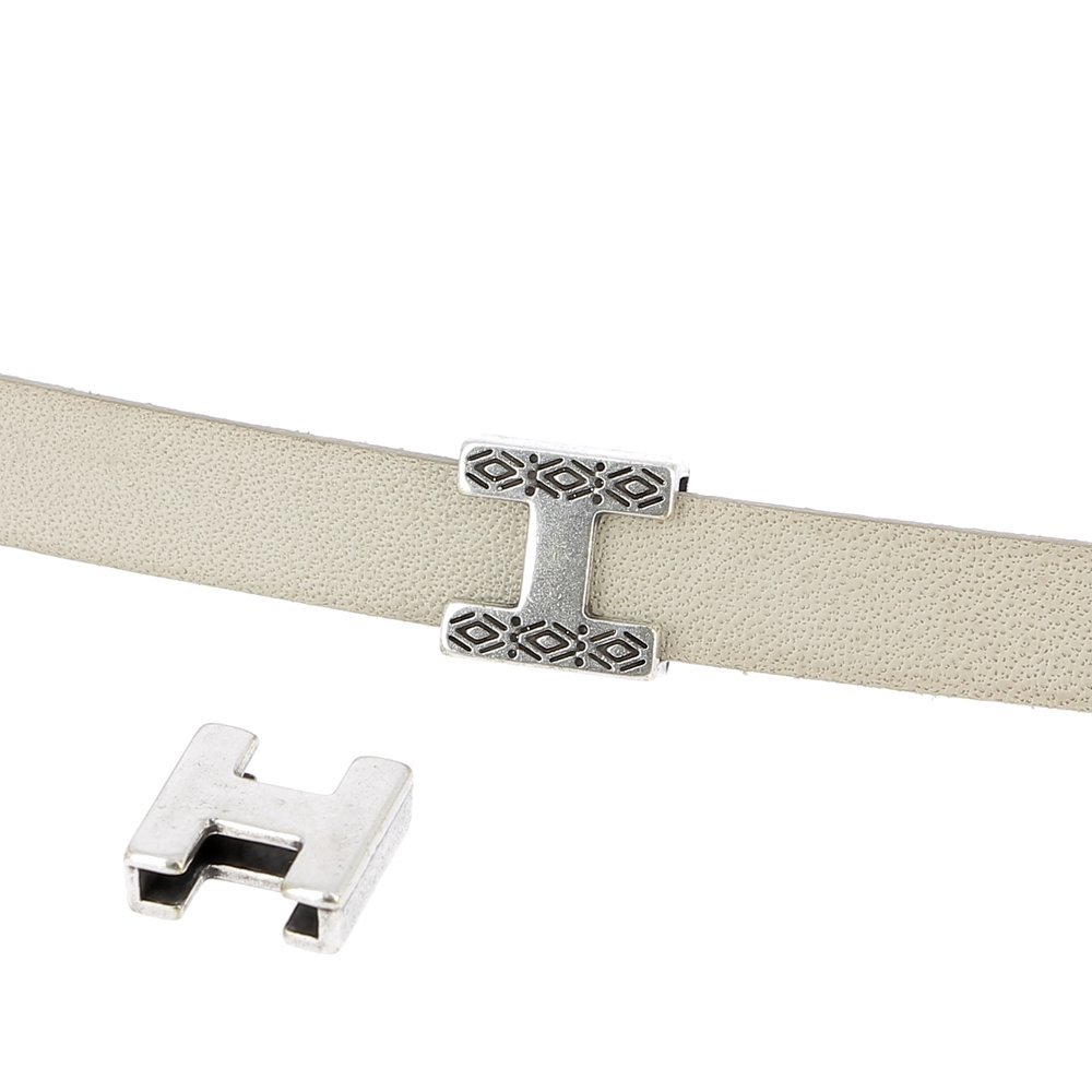 10 mm Zamak Passage N°17 Prata