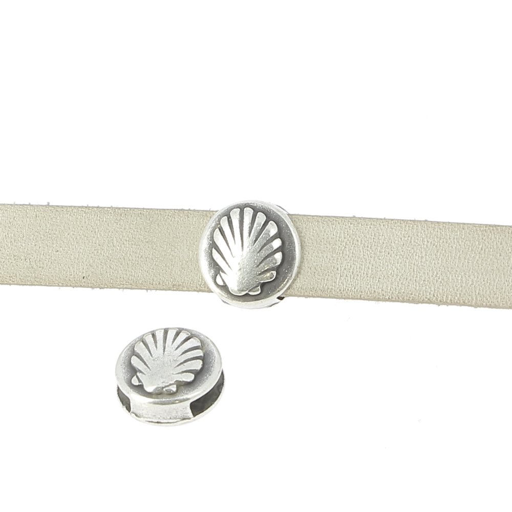10 mm Passagem de Zamak N°28 Prata