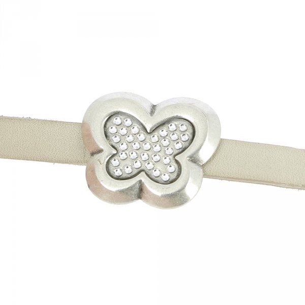 10 mm Passagem de Zamak N&deg;53 Prata