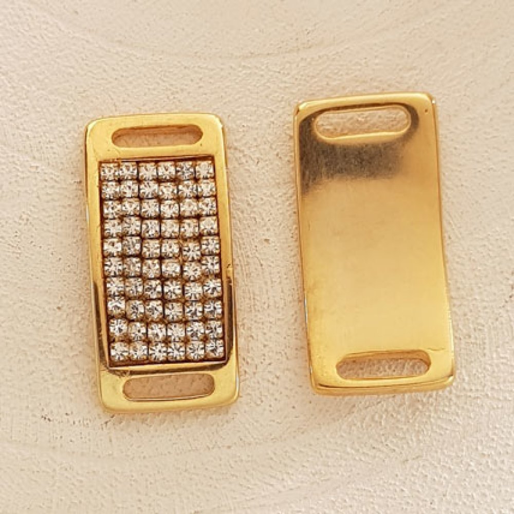 Passagem de Zamak de 10 mm N°56 Ouro