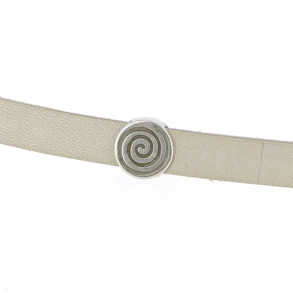 Passagem Zamak de 10 mm N&deg;06 Prata