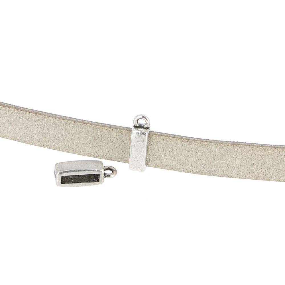 13 mm Passagem de Zamak N°23 Prata