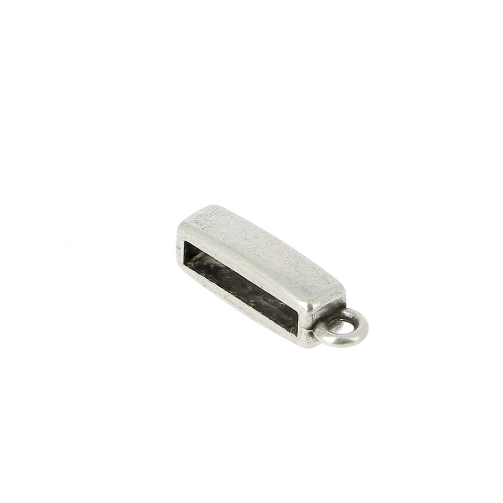 13 mm Passagem de Zamak N°23 Prata