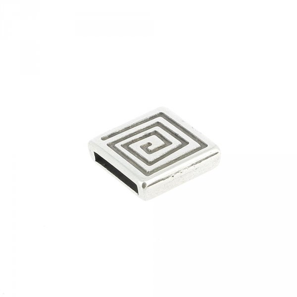 13 mm Zamak Passage N&deg;04 Prata