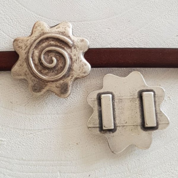 13 mm Passagem de Zamak N&deg;12 Prata