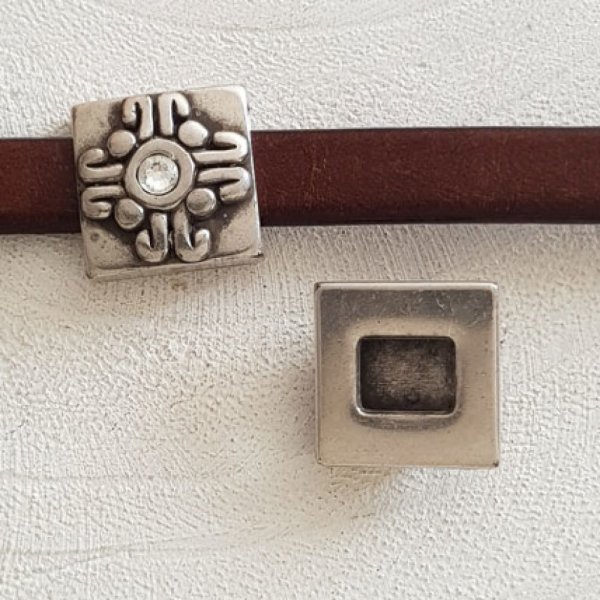 Passagem de prata Zamak n.&ordm; 17 de 13 mm