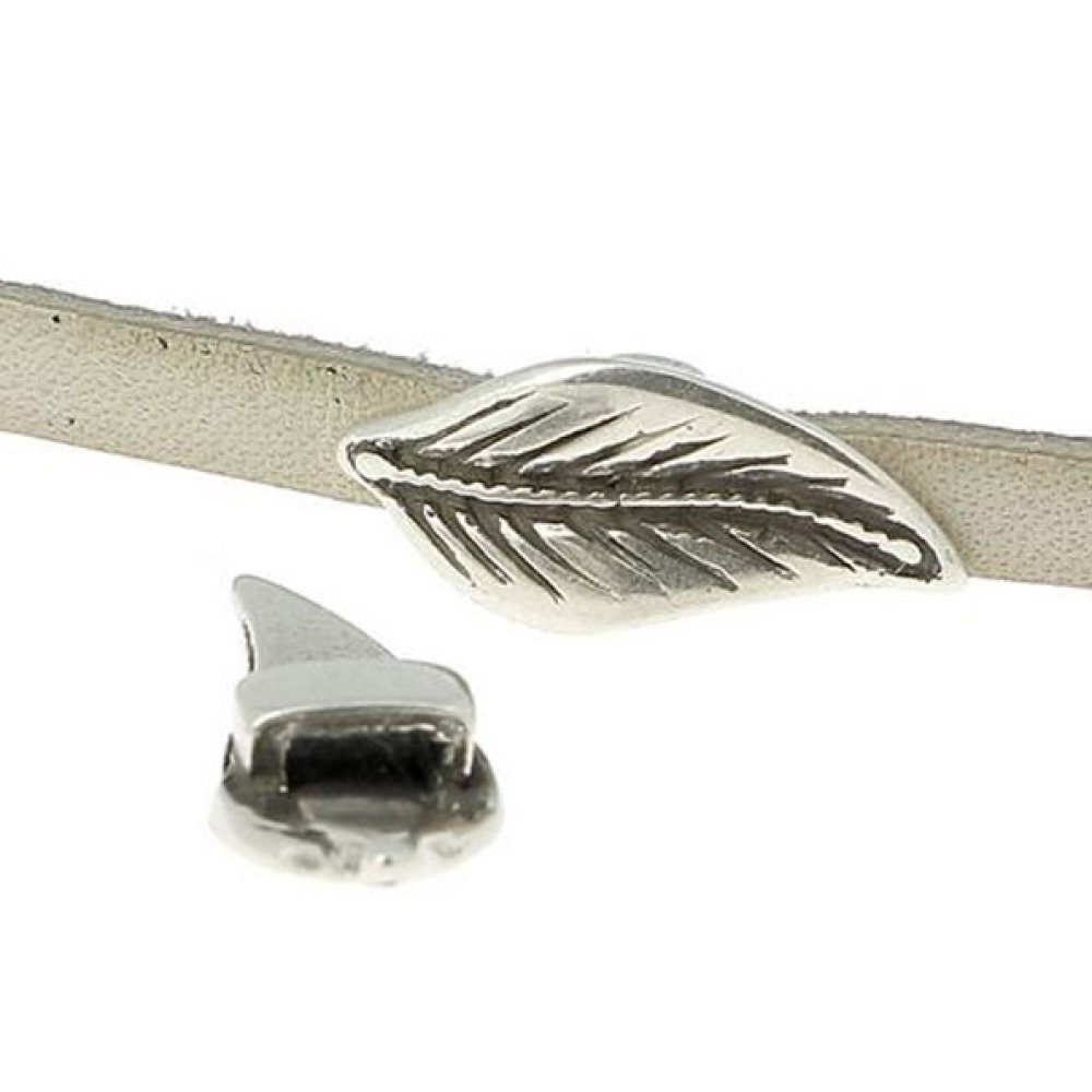 5 mm Zamak pass-through N°05 Prata