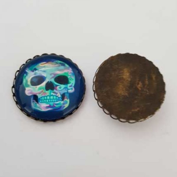 Pendentif Cabochon 30 mm Fantaisie N&deg;08-05