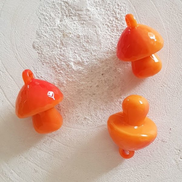 Pendente Cogumelo bicolor N&deg;03