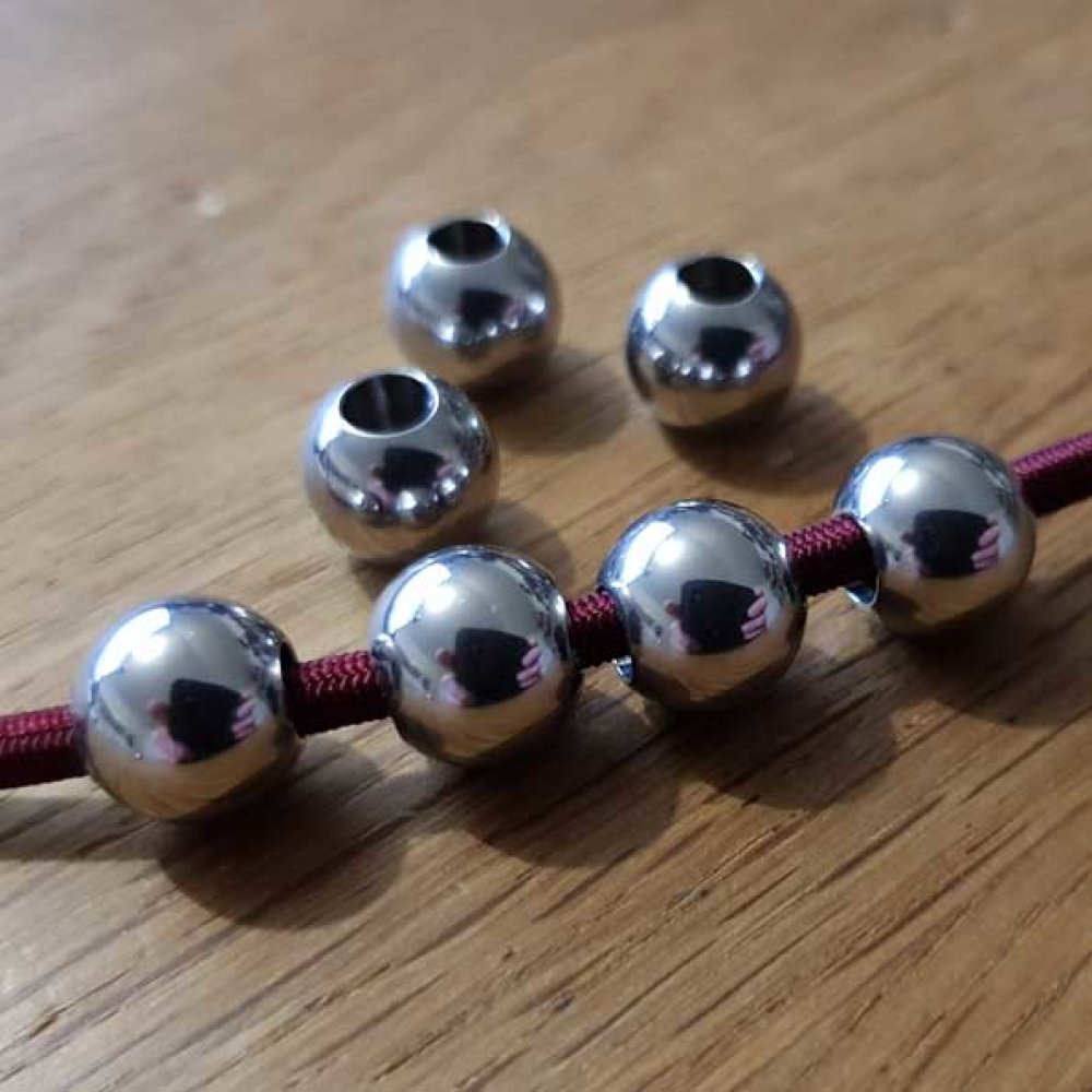 Talão 10 mm Aço inoxidável N°01