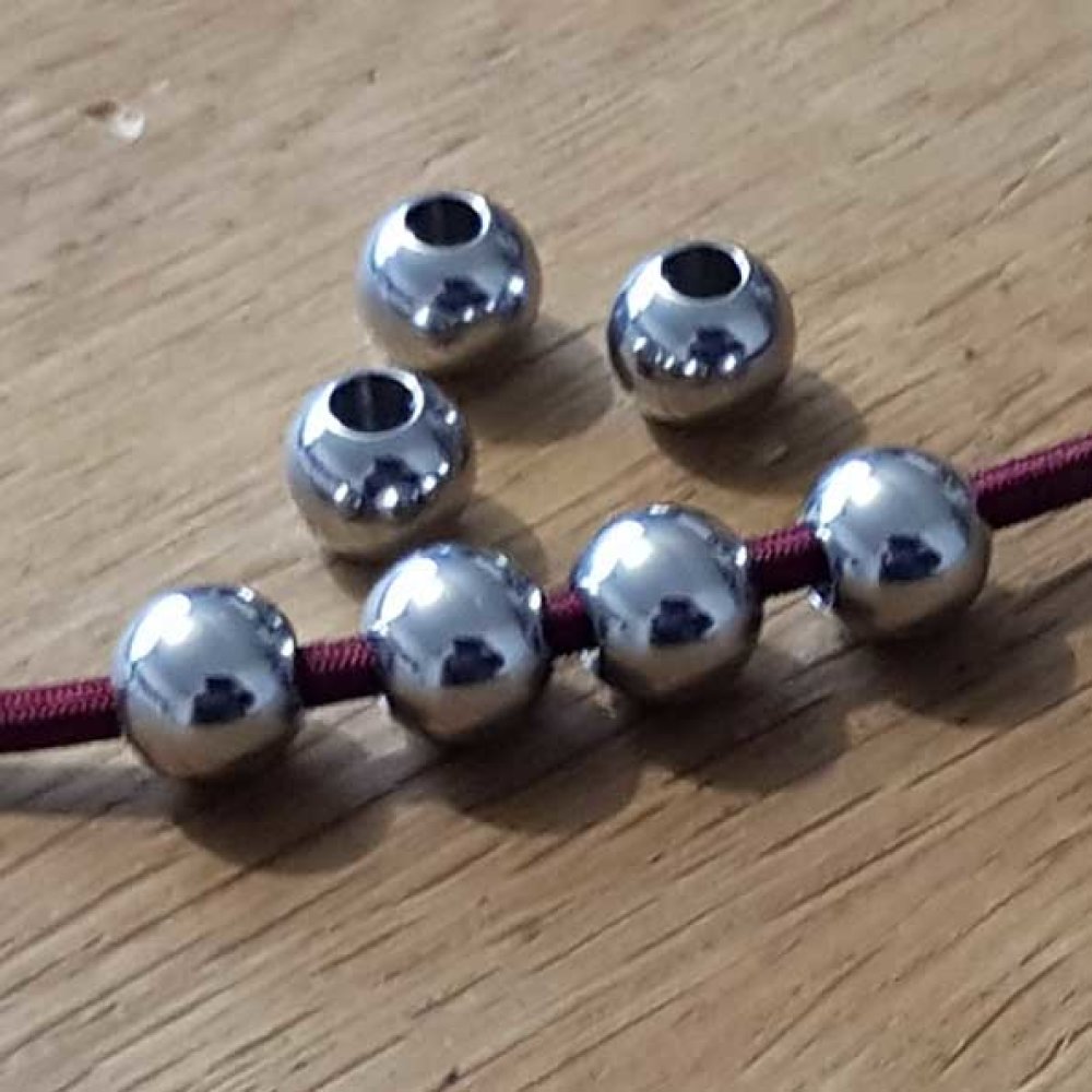 Talão 10 mm Aço inoxidável N°01