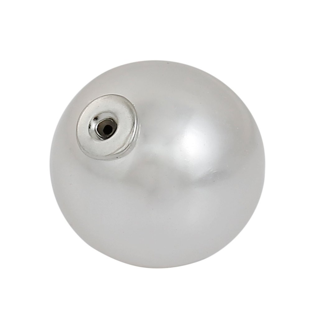Conta 1 orifício de pressão 10 mm Branco