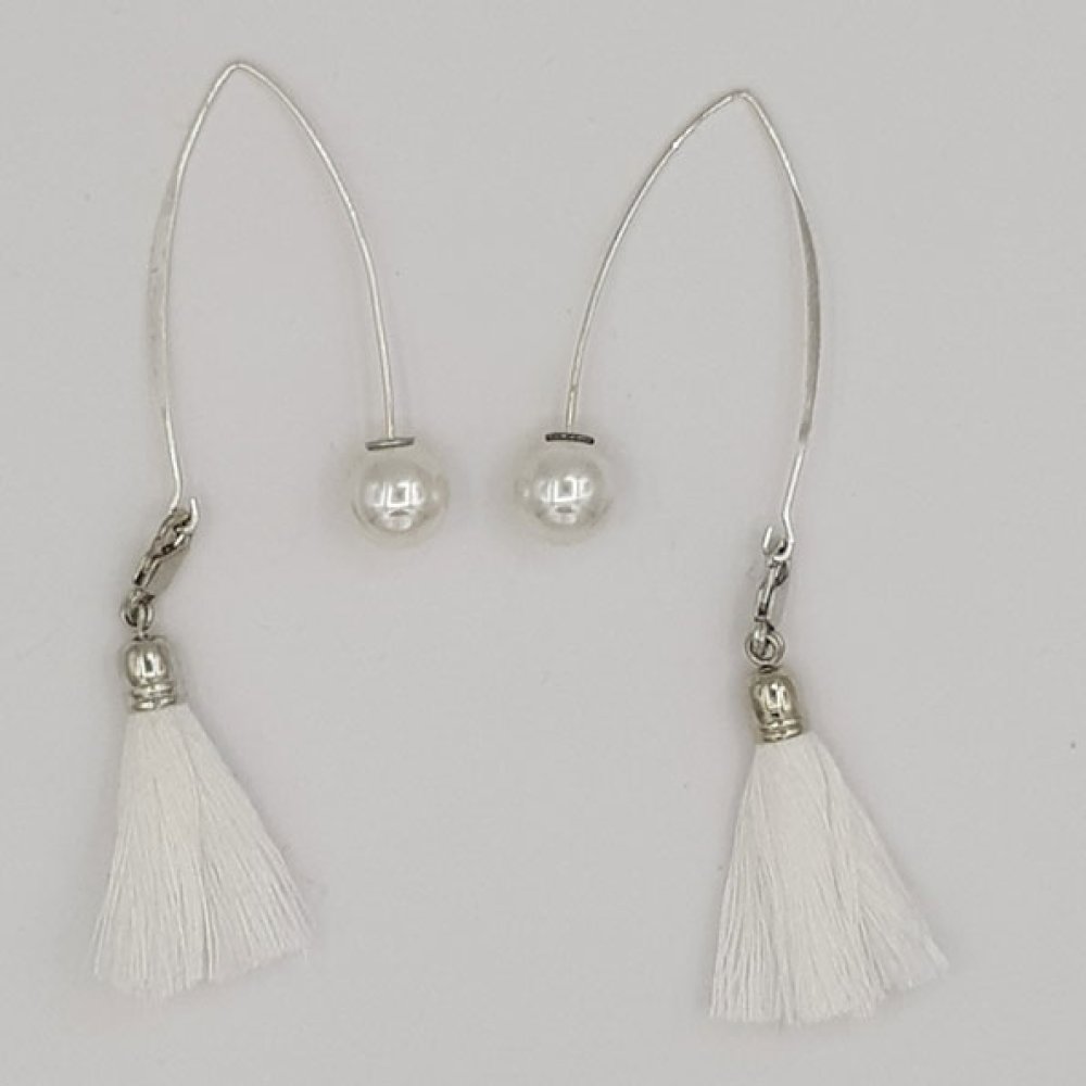 Conta 1 orifício de pressão 10 mm Branco