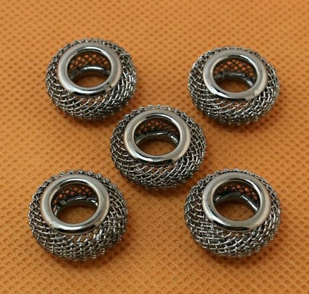 Conjunto de 4 peças de contas Gunmetal