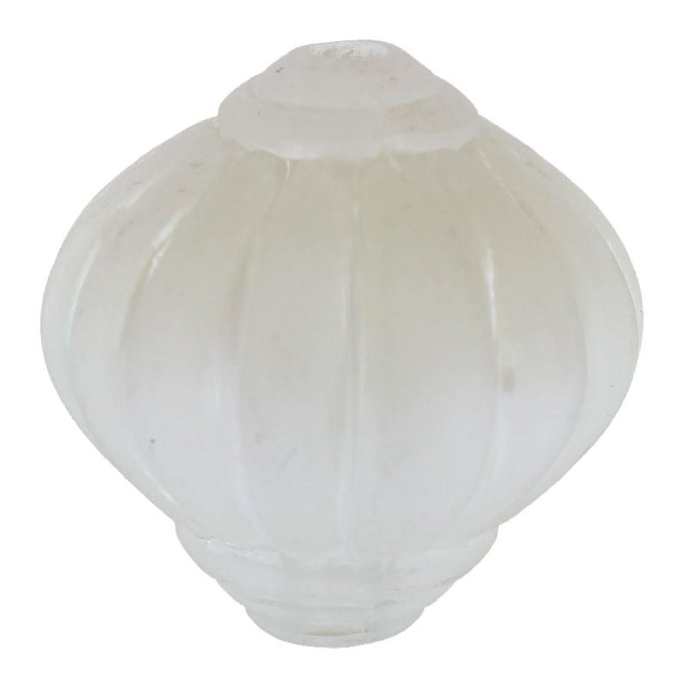 Cristal estriado em forma de lampião de Lucite Pérola