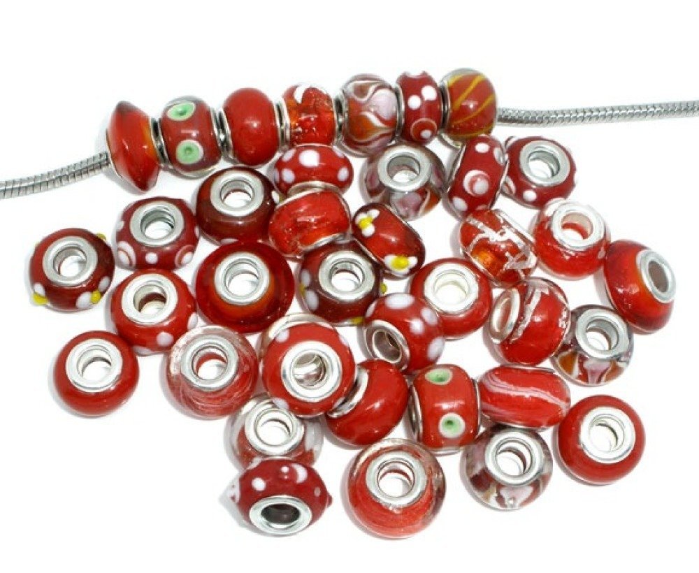 Pearl N°0000 Lote de 100 misturas Vermelho