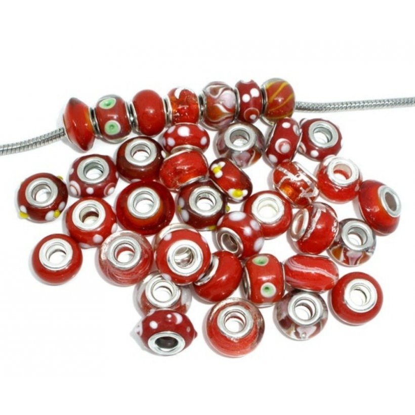 Pearl N°0000 Lote de 100 misturas Vermelho