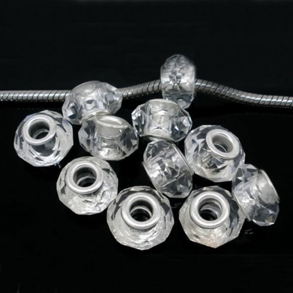 Perle N&deg;0108 transparent compatible europ&eacute;en