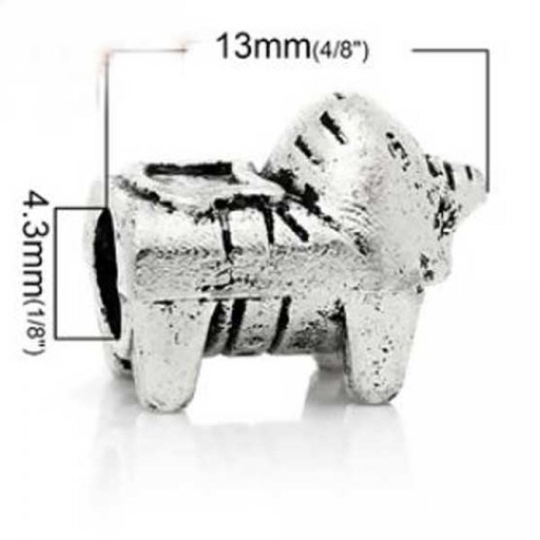 Conta N&deg;1008 Animal Prata