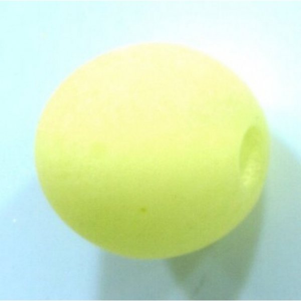 Perle Polaris Mat Ronde 18 mm Lime 01 x 1 Pi&egrave;ce