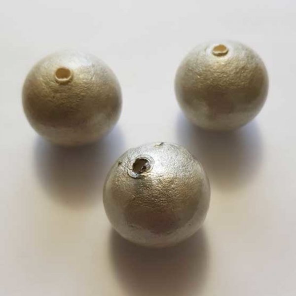 Machete de contas redondas Papel GT 30mm Rato cinzento