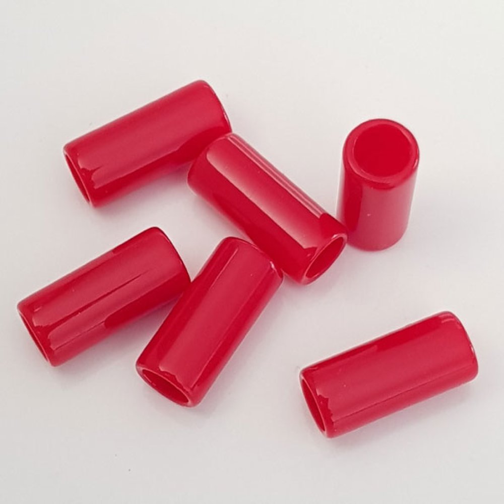 Tubo de pérola vermelho