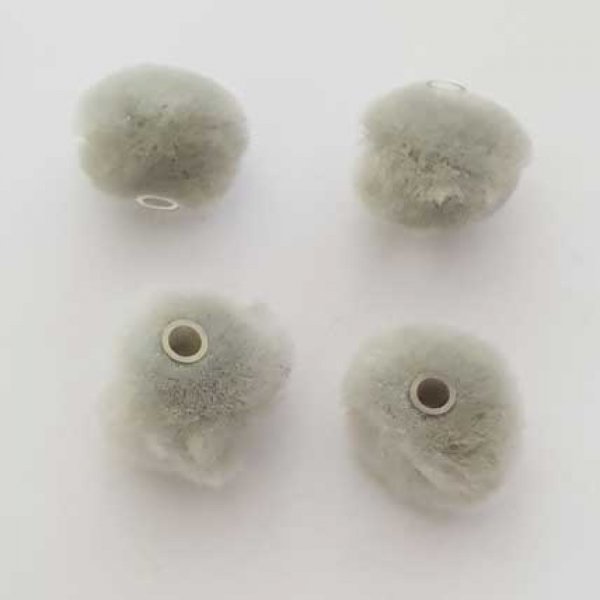 Pompon Rond Gris N&deg;07