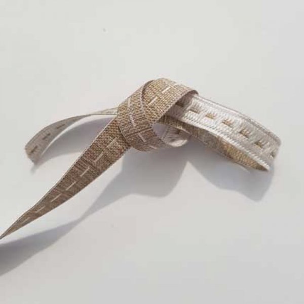 Ruban Galon 08 mm motif fantaisie N&deg;01