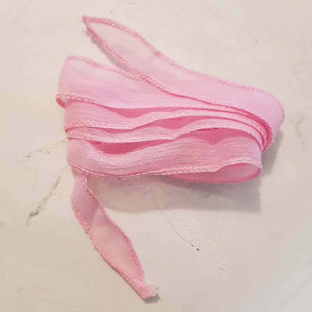 Fita de rayon tingida à mão n.º 02
