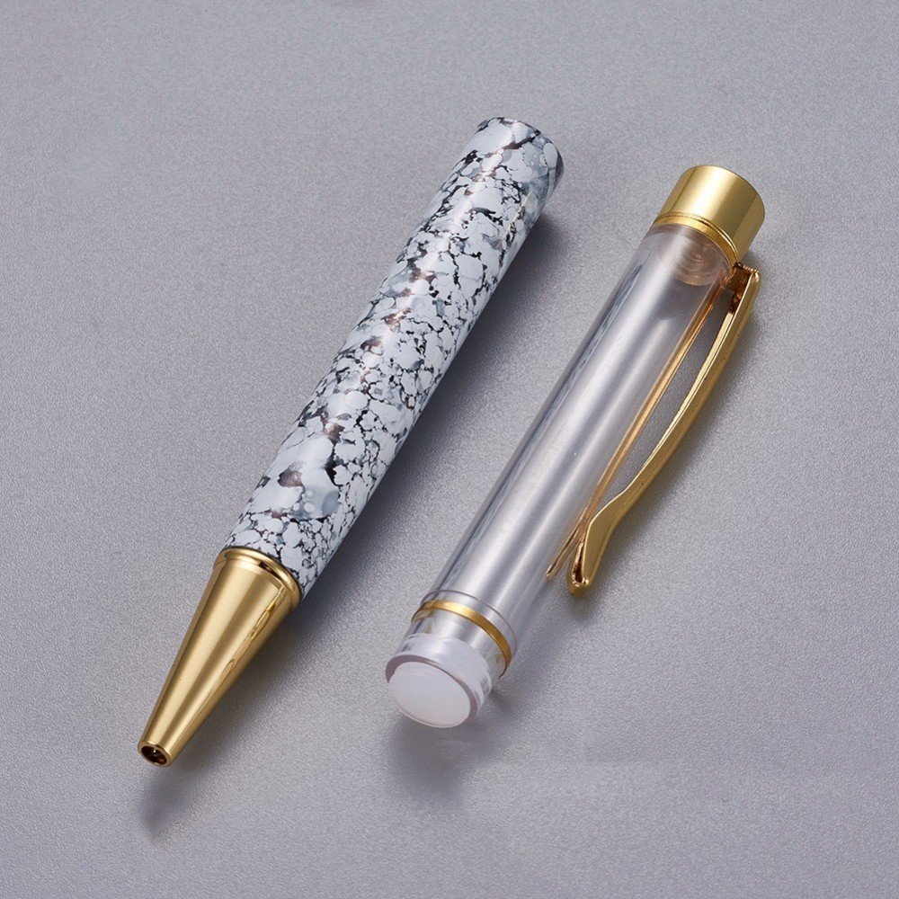 Caneta para decoração com pérolas douradas Gainsboro Tubo vazio x 1
