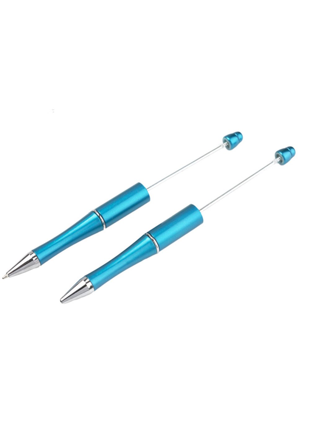 Caneta decorativa com conta azul Azure para personalização x 1 peça