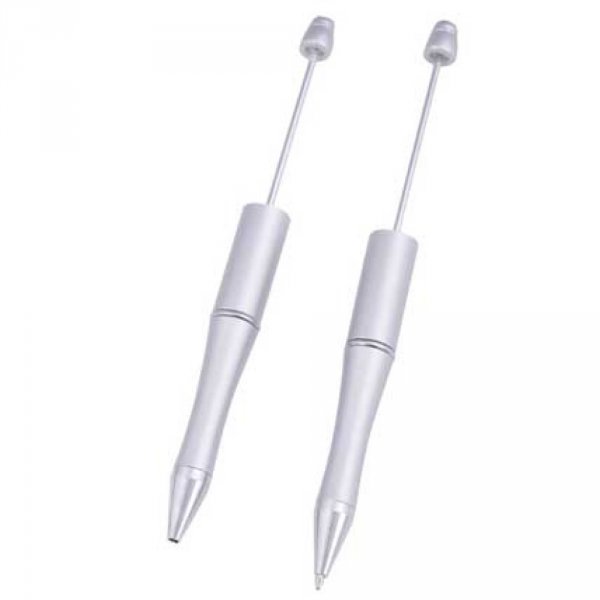 Caneta para decora&ccedil;&atilde;o de contas cinzenta prateada para personaliza&ccedil;&atilde;o x 1 pe&ccedil;a