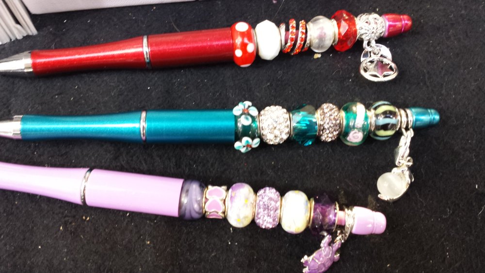 Caneta decorativa para missangas Rose Grey para personalização x 1 peça