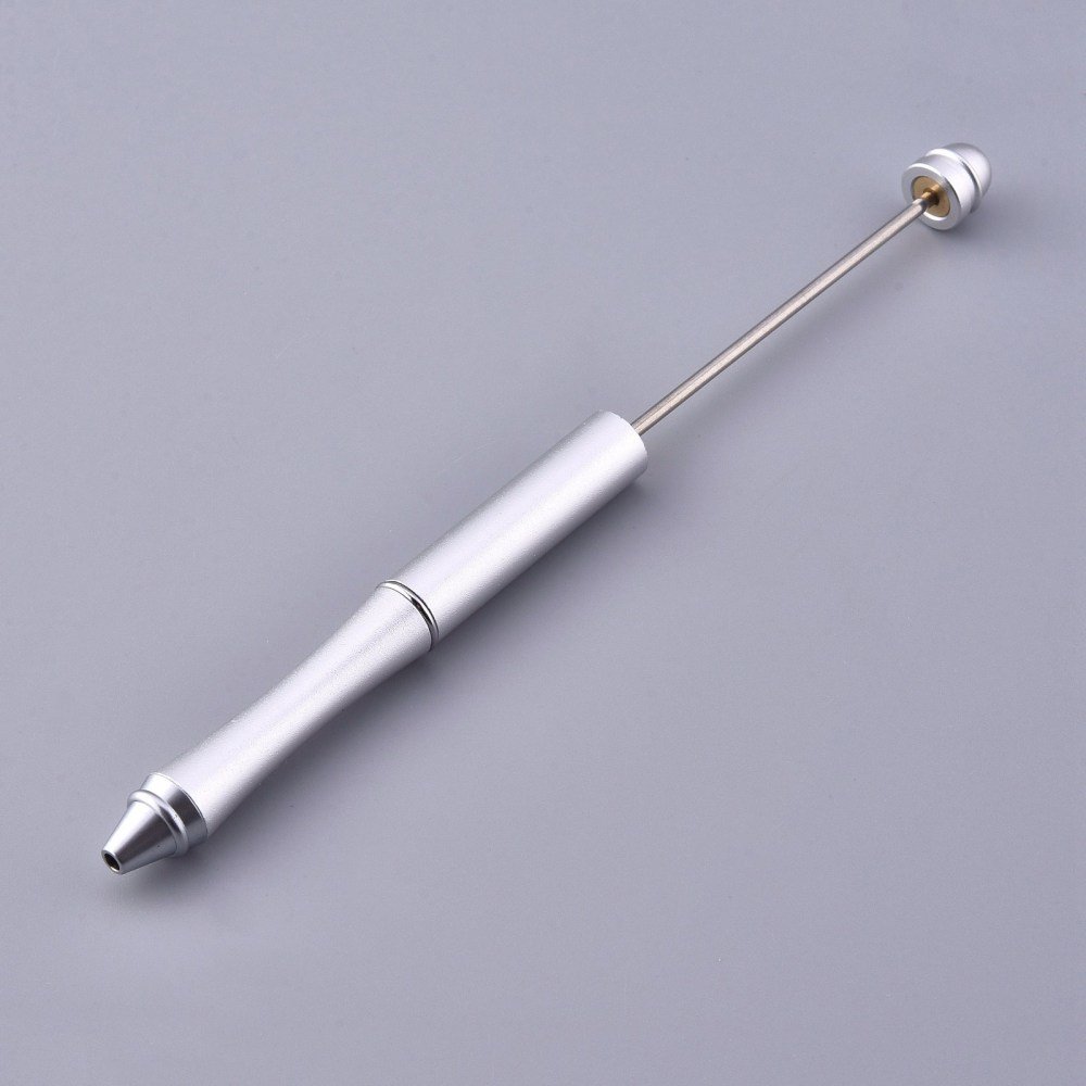 Caneta para decoração de contas de metal Prata N°02
