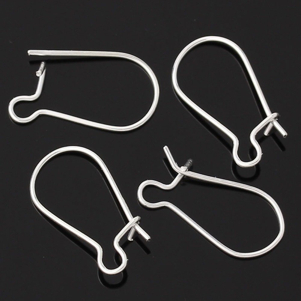 Suporte para brincos Dormeuse 18mm N°01 x 20 pares