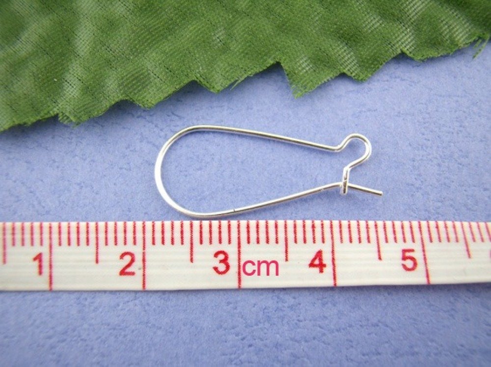 Suporte para brincos Dormeuse 24mm N°02 x 40 pares