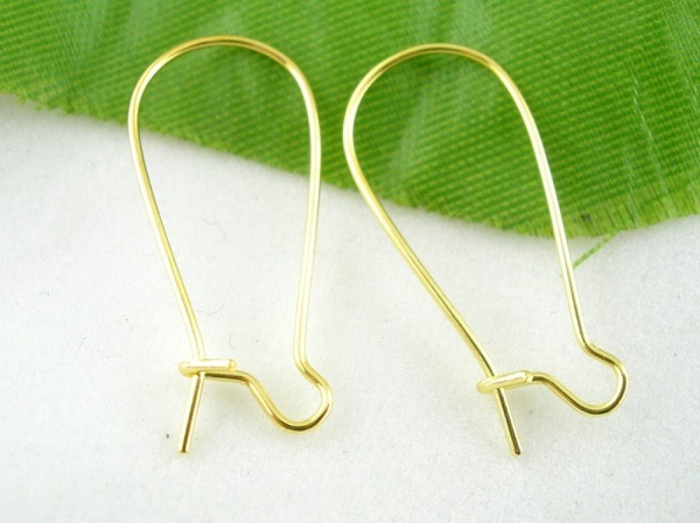Suporte para brincos Dormeuse 24mm N°04 x 10 pares