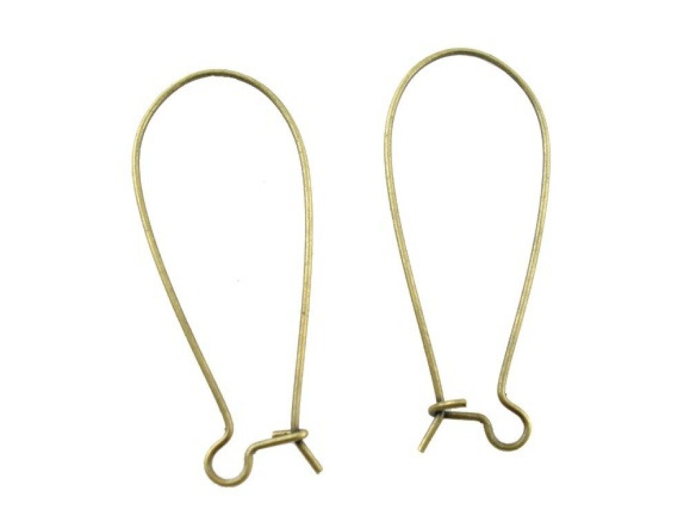 Suporte para brincos Dormeuse 35mm N°05 x 20 pares