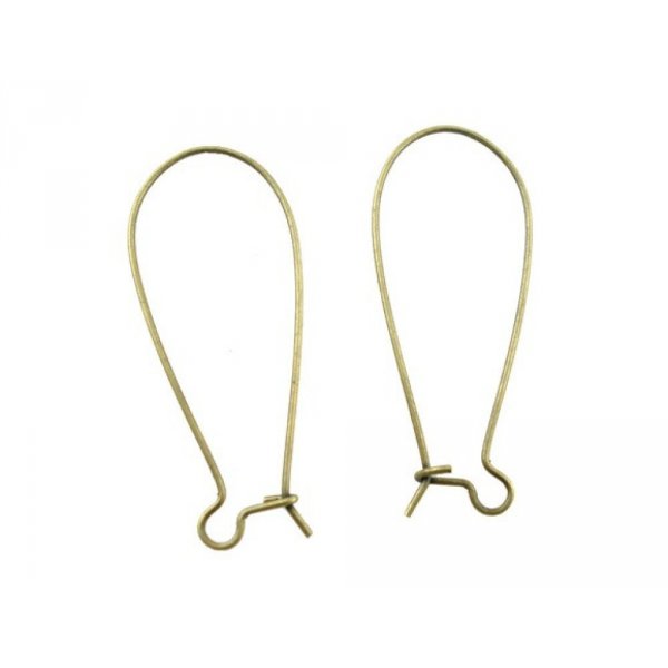 Suporte para brincos Dormeuse 35mm N°05 x 20 pares