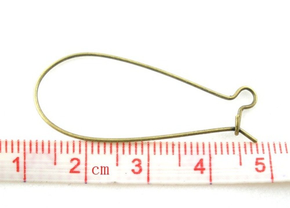 Suporte para brincos Dormeuse 35mm N°05 x 20 pares